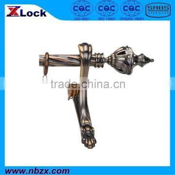 Classic double curtain rods, curtain rails, curtain tracks set (9028H4L4)