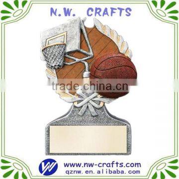 Custom small size basketball sport trophy award