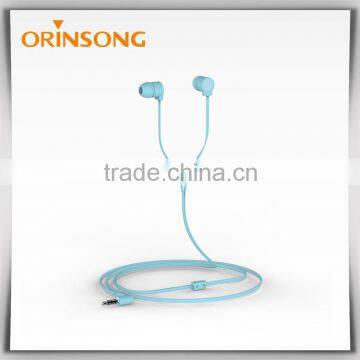 Outstanding voice China wholesale rope cable earphone with mic