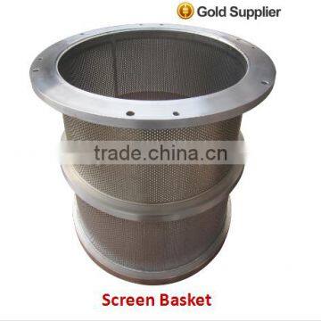 High quality screen basket used for pressure screen/ paper making machine parts