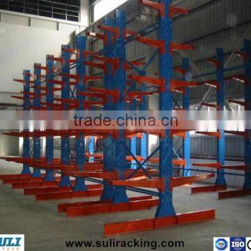 Warehouse heavy arm cantilever racking