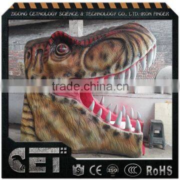 Cetnology Simulation Microwave Sensor T-rex head Model with pterosaur