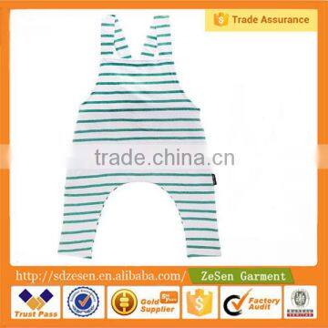 Breathable Comfotable Stripe Cute Shirt Kids Bodysuit Clothes in Summer