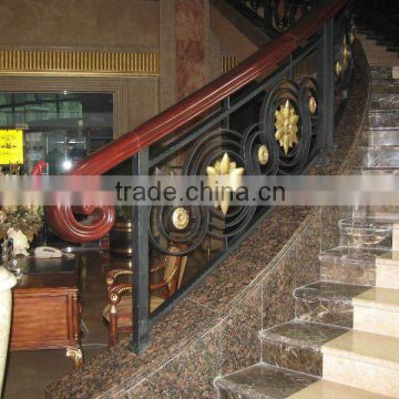 Top-selling wrought iron forged stair handrail