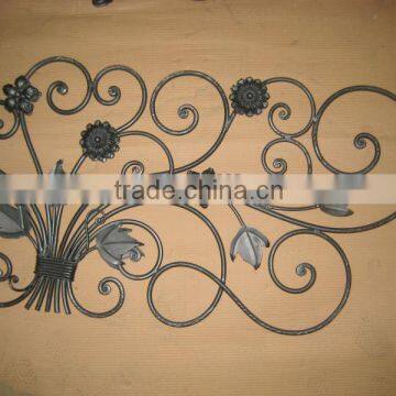 Top-seling hand forged wrought iron gate parts LB06-F-F-0029