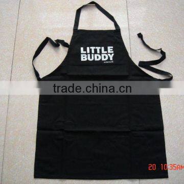 Cheap BBQ Apron &cotton Apron for Kitchen and Promotion Black Bib Apron With Printing -59 photo-2