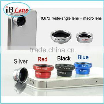 Factory Production Wholesale Fisheye Wide Angle Macro 3 In 1 Optical Lenses