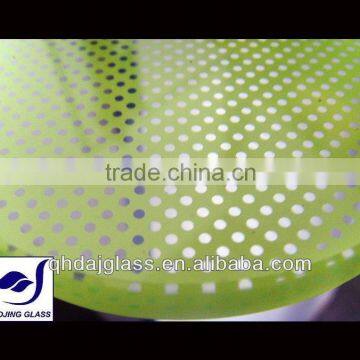 Ceramic silk screen printing glass