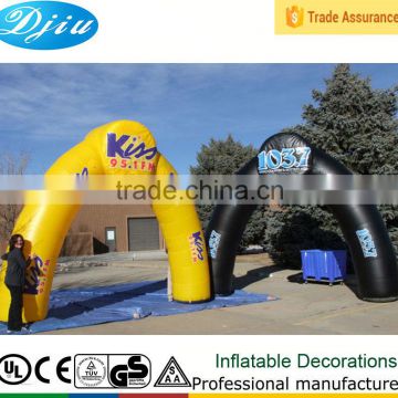 DJ-GM-23 high quality best sell advertising large inflatable arches for event