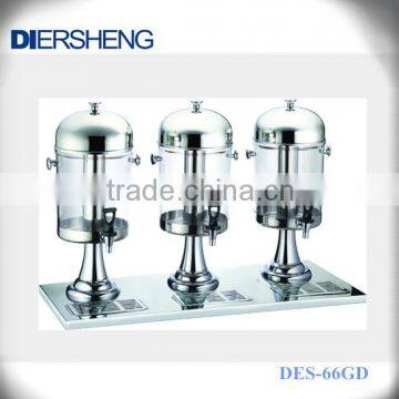 Three Heads Golden Juice Dispenser,Fruit Dispenser photo-4