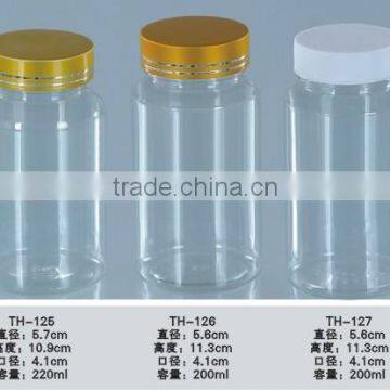 plastic bottle Manufacturers PET Bottle pill/healthy care bottlewith crown cap150ml and screw cap                        
                                                                Most Popular