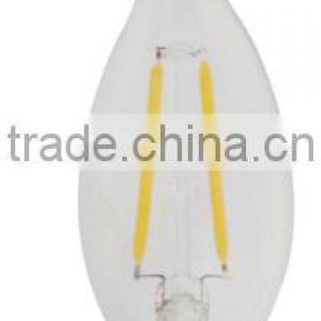 2W LED Candle Lamp Tailed OEM ODM Service E14 CE ROSH Certificates