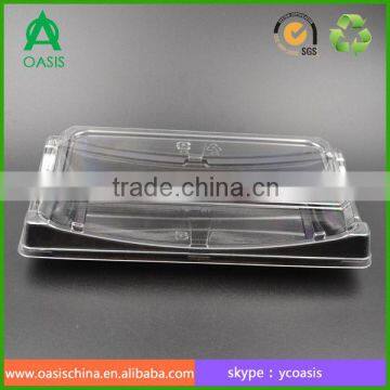 Food Grade Disposable Plastic Sushi Packaging Box photo-2