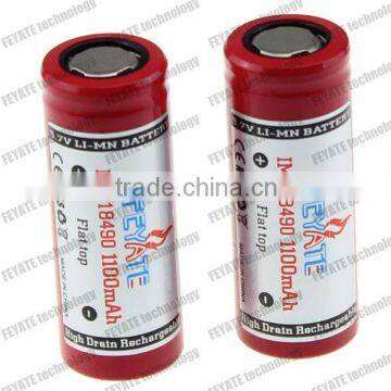 2014 Cheap FEYATE imr battery with high quality 18490 battery high drain imr battery 18490 battery