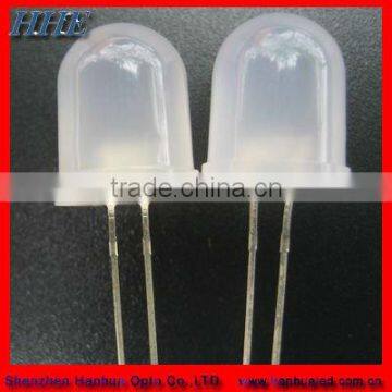 10mm round diffused led diode for channel letter