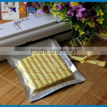 Semi transparent heat seal moisture proof cookie packaging bags