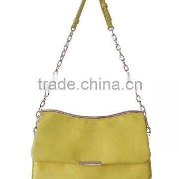 2016 New fashion pu leather yellow lady handbag multicolor, Leather lady handbag, Leather lady handbag supplier china