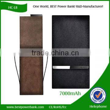 2016 Outdoor Leather Power Bank Battery Charger for Mobile photo-4