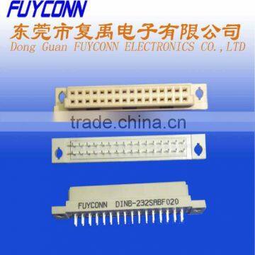 2 rows 32P Vertical Female B Type European socket DIN 41612 connector