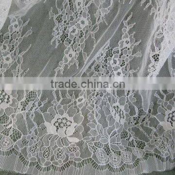 French Lace Ivory Fabric