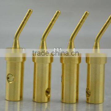 gold plated Speaker Cable Pin Connectors Banana Plugs audio grade