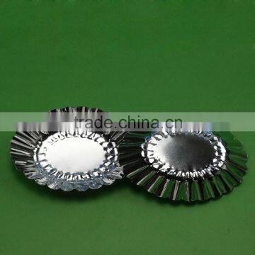 Aluminum Foil Container Schrysanthemum Cake Pans Aluminum Cup Egg Tart Tray Disposable Cup/aluminum Foil Muffin Pan photo-3