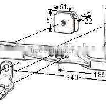 Shipping Container Door Parts:anti Rack Ring,lock Cam,lock Keeper, Lock Handle photo-4