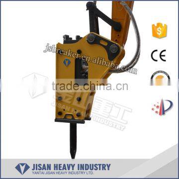 super heat treatment excavator quartering hammer with 140mm chisel