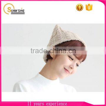 2016 new custom winter cap and hat knitting cap womens winter