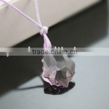 Crystal Maple Leaf Pendant