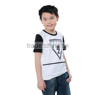 Child boys printing summer casual t-shirts kids clothing for boy wear design for sale