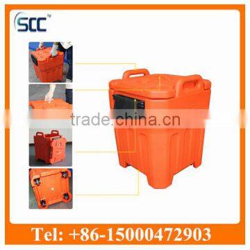 Insulated Soup Bucket With Wheels, Food Grade LLDPE Plastic Soup Container photo-3