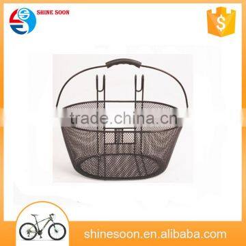 Bike bicycle basket with handle/storage wire bicycle basket bicycles accessories