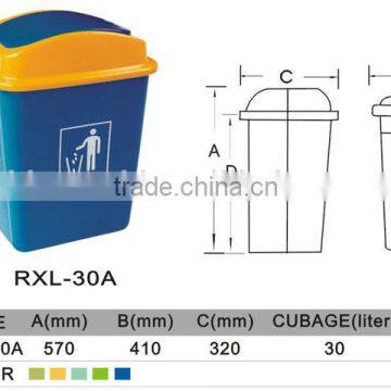 dustbin injection mouldings,plastic household bin mould