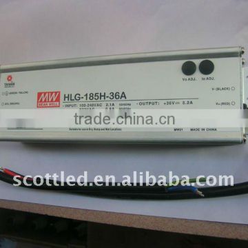 MW 185W HLG-185H-36A adjustable LED Power Supply