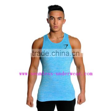 Men's Bodybuilding Wear, Seamless Tank Tops, Dri Fit Fitness Gym Wear for Men