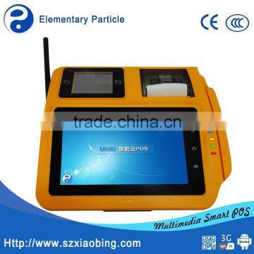 EP Tech M680 2015 Counter Top Android POS Terminal With Printer/3g/barcode Scanner/rfid Card Reader/magnetic Card Reader photo-2