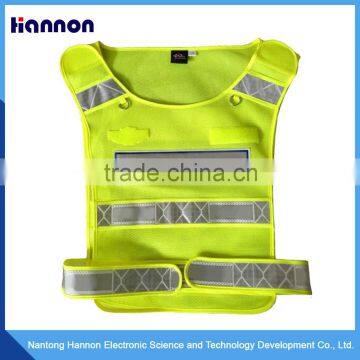 Highlight reflecting safety military traffic vest