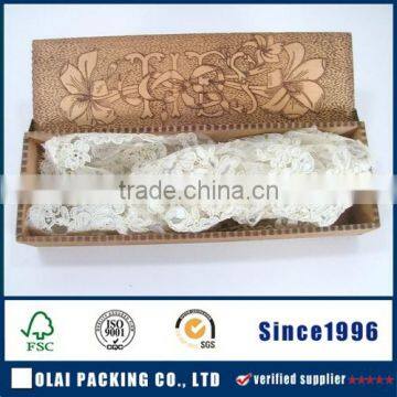 Wholesale Square Wedding Invitations Silk Tie Boxes