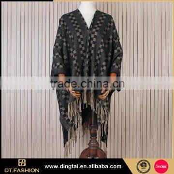 Factroy free sample European style knitted long shawl