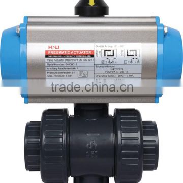 ball valve with pneumatic actuator (HAT-75D)