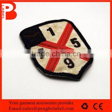 new design embroidery patch for sportwear