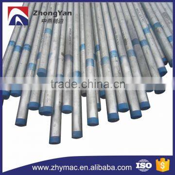 ASME B36.10 ERW galvanized carbon steel pipe/tube