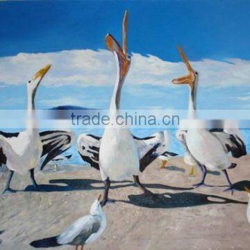 Birds Oil Painting on Canvas