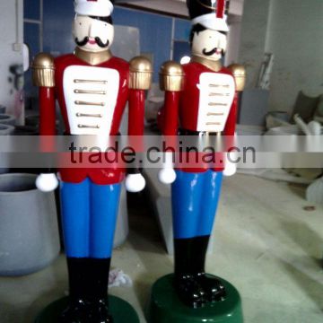 Christmas lifesize guard decoration Christmas nutcracker style decoration