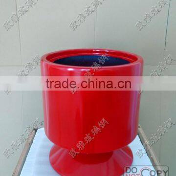 Modern durable garden pots, fibreglass high quality tree planters for retail