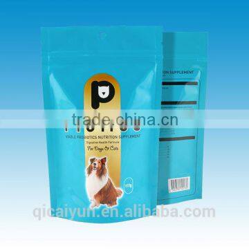 Stand up pet food bag