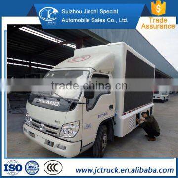 One of the most popular FOTON Mobile outdoor advertising truckr for hot sale