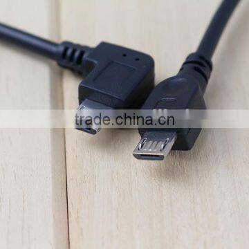 Right Angle Micro USB Host OTG Adapter Cable for Samsung Galaxy Tab 4 3 10.1 8.0 photo-2
