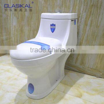 South American one piece elegant design ceramic toilet